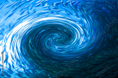 blue spiral 