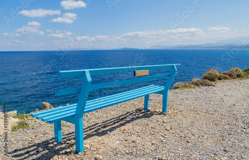 A bench at the coast