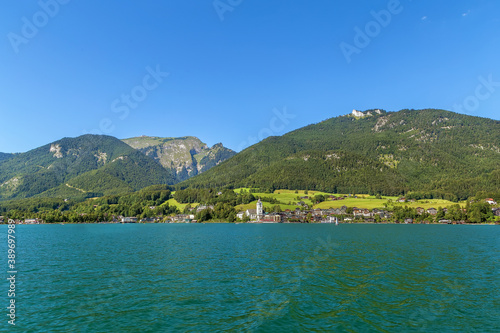 View of St. Wolfgang, Austria