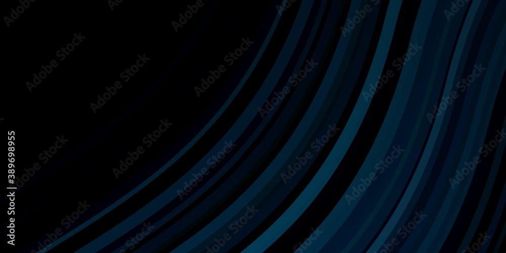 Dark BLUE vector background with lines. Dark BLUE vector background with lines.