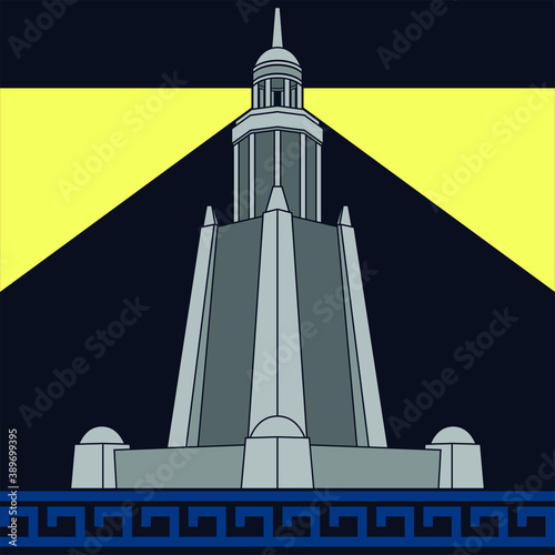 lighthouse of alexandria. fourth variant