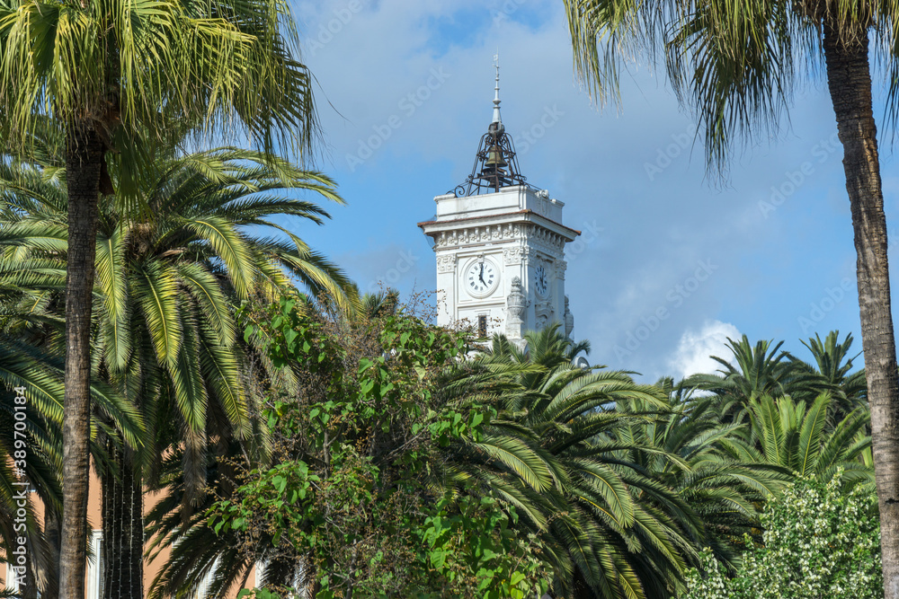 Uhrturm in Ajaccio auf der Insel Korsika