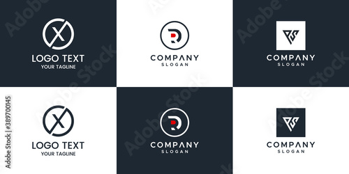 Monogram set logo