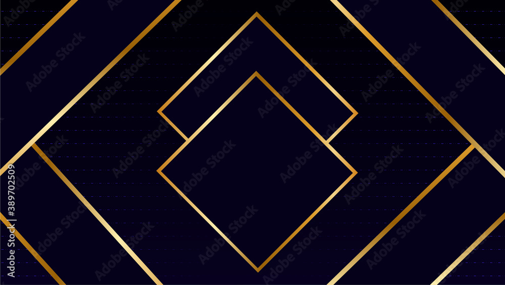 Luxury blue and gold background Luxury blue and gold background