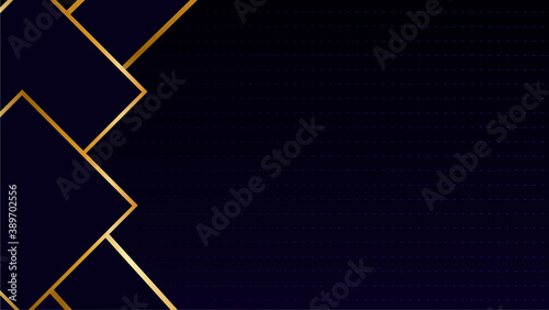 Luxury blue and gold background