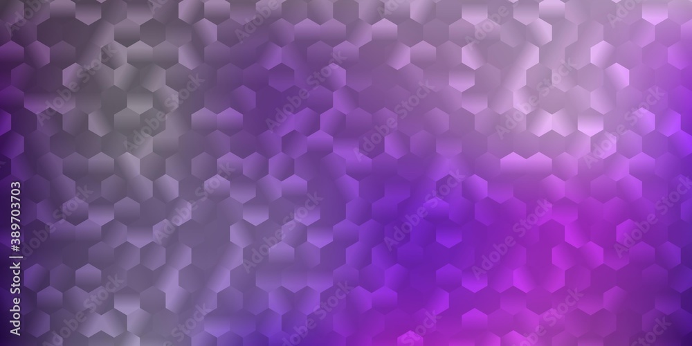 Light purple vector pattern with hexagons. Light purple vector pattern with hexagons.
