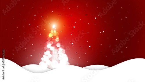 sfondo, alberello, neve, fiocchi di neve, nevicata, natale, inverno