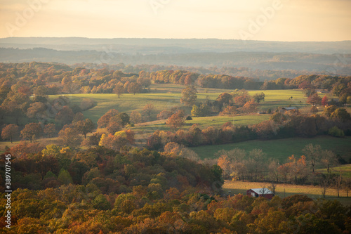 Autumn landscape in the mountains