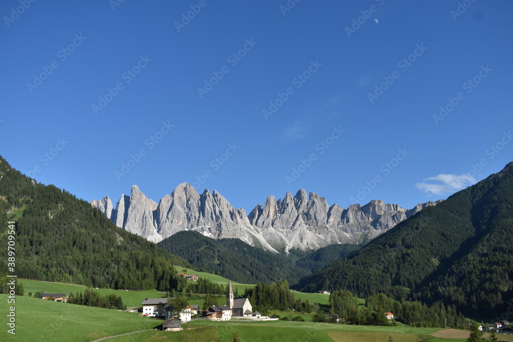 The iconic South Tyrol landscape of Santa Maddalena.