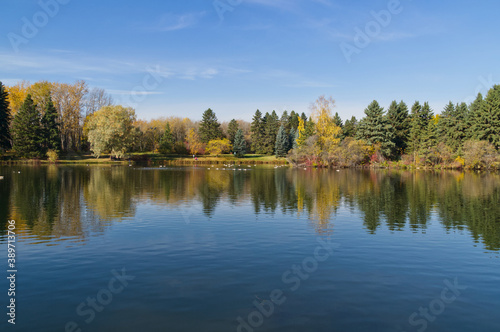 Autumn Season at a Pond © RiMa Photography