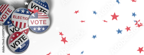 фотографія Vote presidential election 2020 in United States of America.