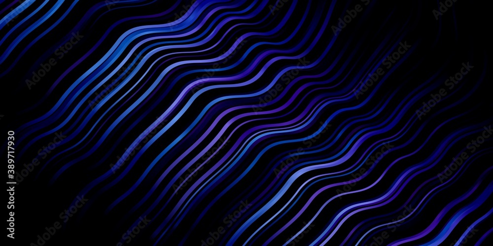 Dark Pink, Blue vector backdrop with bent lines. Dark Pink, Blue vector backdrop with bent lines.