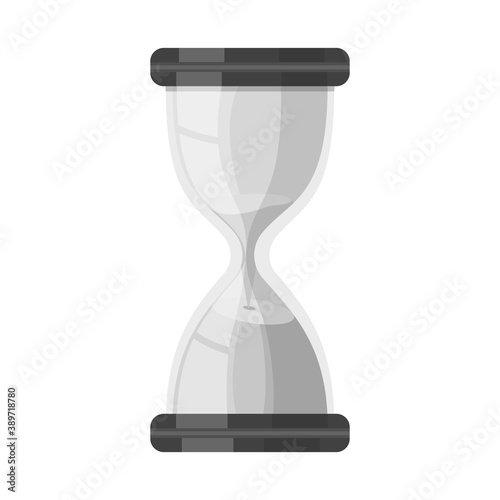 Isolated object of sandglass and timer logo. Graphic of sandglass and minute vector icon for stock.