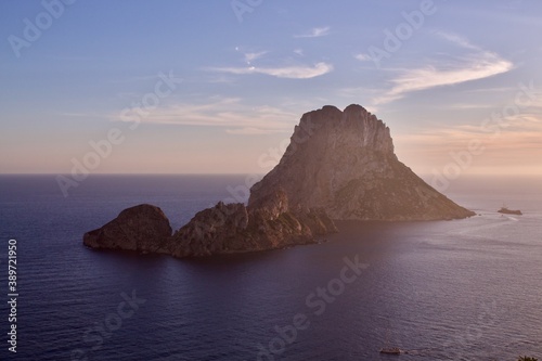 Beautiful sunset in Es Vedra, Ibiza