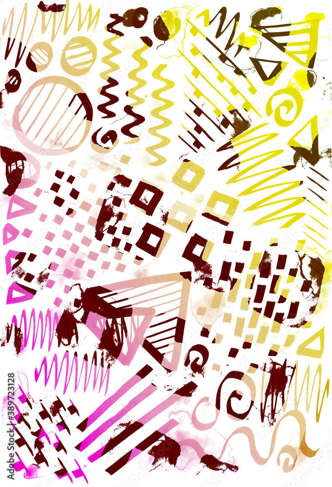 Obraz premium Watercolor abstract composition