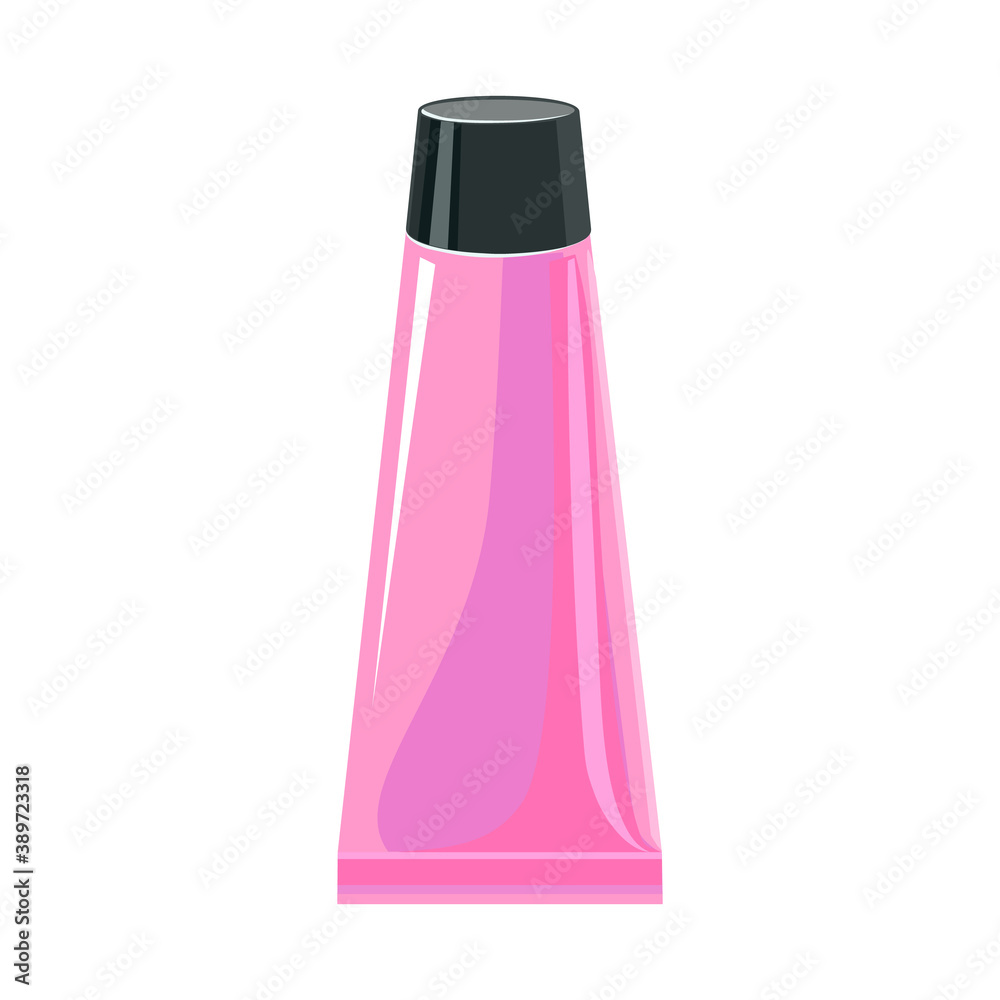 Vector design of tube and cream icon. Graphic of tube and container vector icon for stock. Vector design of tube and cream icon. Graphic of tube and container vector icon for stock.