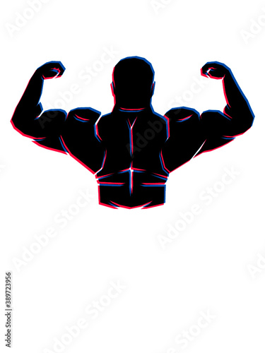 3D Effekt Muskeln 