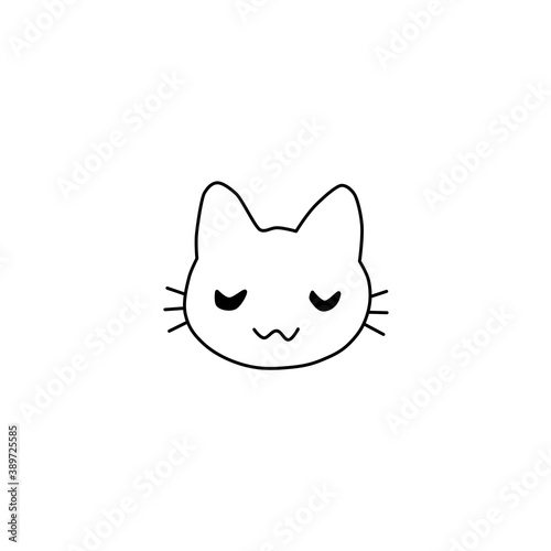 Cat line icon © Kim