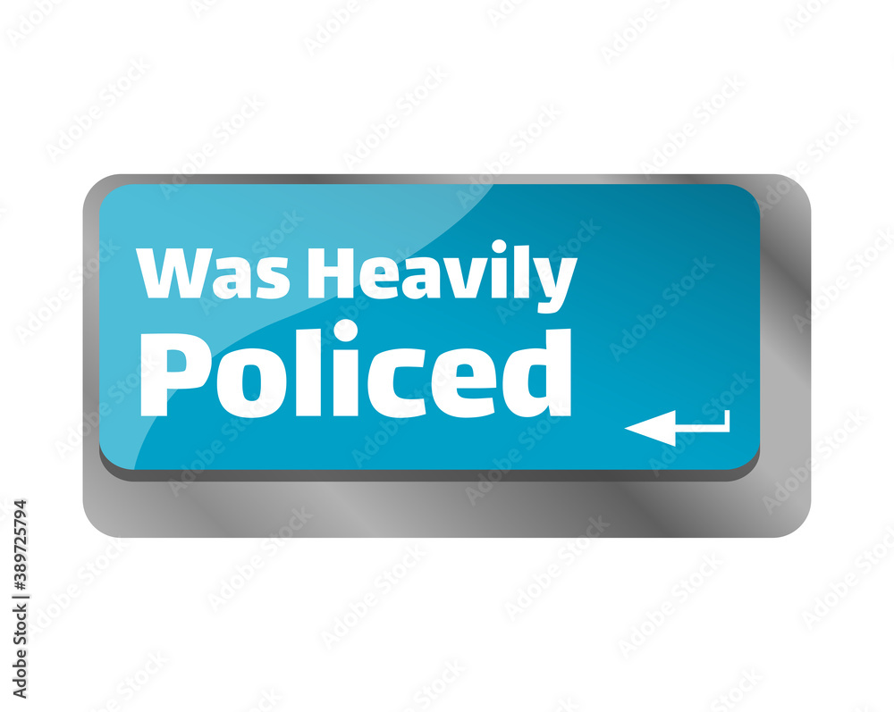 Was heavily policed . Close up of keyboard, enter computer key. Was heavily policed . Close up of keyboard, enter computer key.