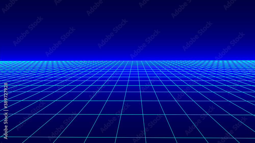 Futuristic background in retro style. Digital grid landscape of the 80s. Vector background for party. Futuristic background in retro style. Digital grid landscape of the 80s. Vector background for party.