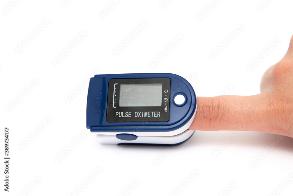blood oxygen level and pulse meter. finger pulse oximeter blood oxygen level and pulse meter. finger pulse oximeter