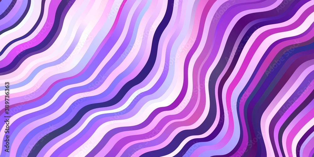 Light Purple vector pattern with lines.