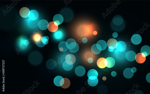 Beautiful abstract light bokeh background with blur effect is perfect for luxury or product themed designs