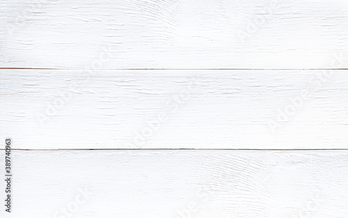 Fototapeta Naklejka Na Ścianę i Meble -  white wood horizontal texture background. Copy space