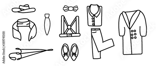 Classic men`s clothes