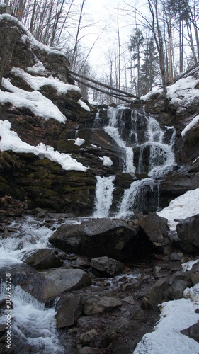 winter time in trans carpathian region of Ukraine
