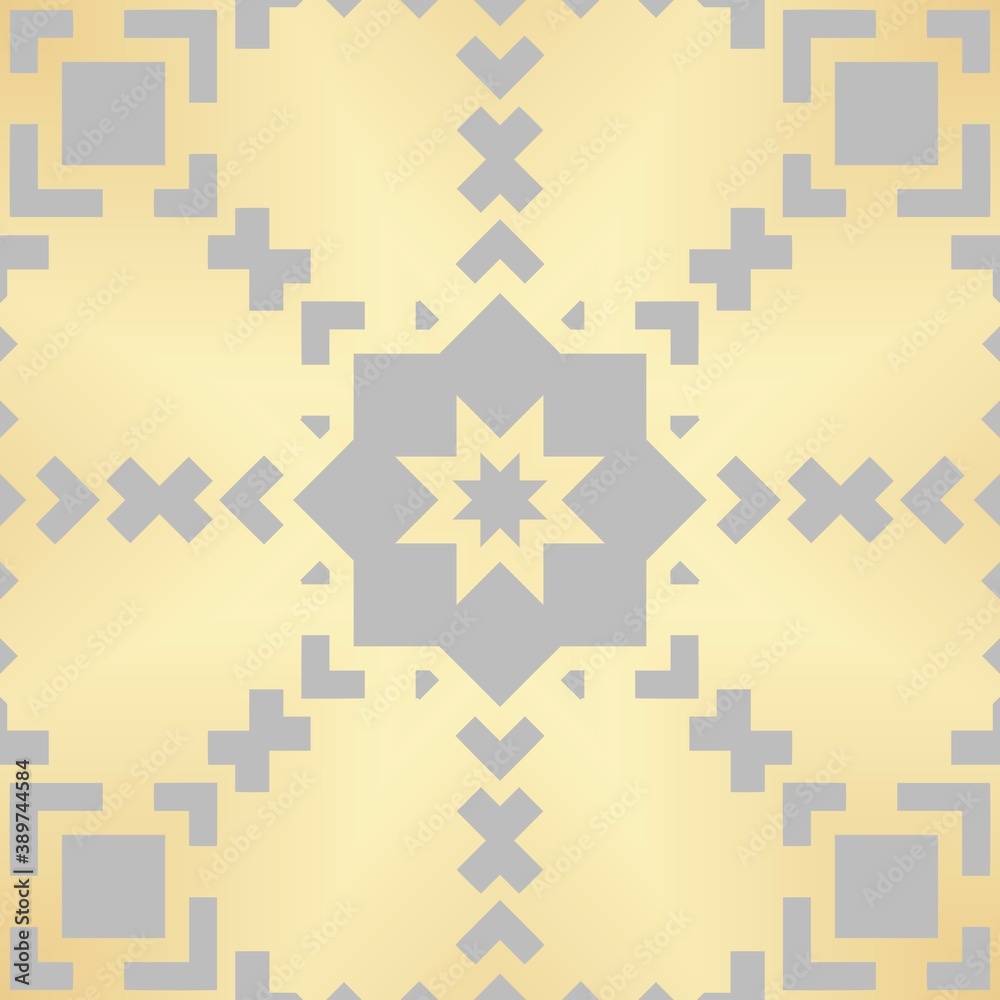 Fototapeta premium Regal pattern with golden and black color, luxury pattern