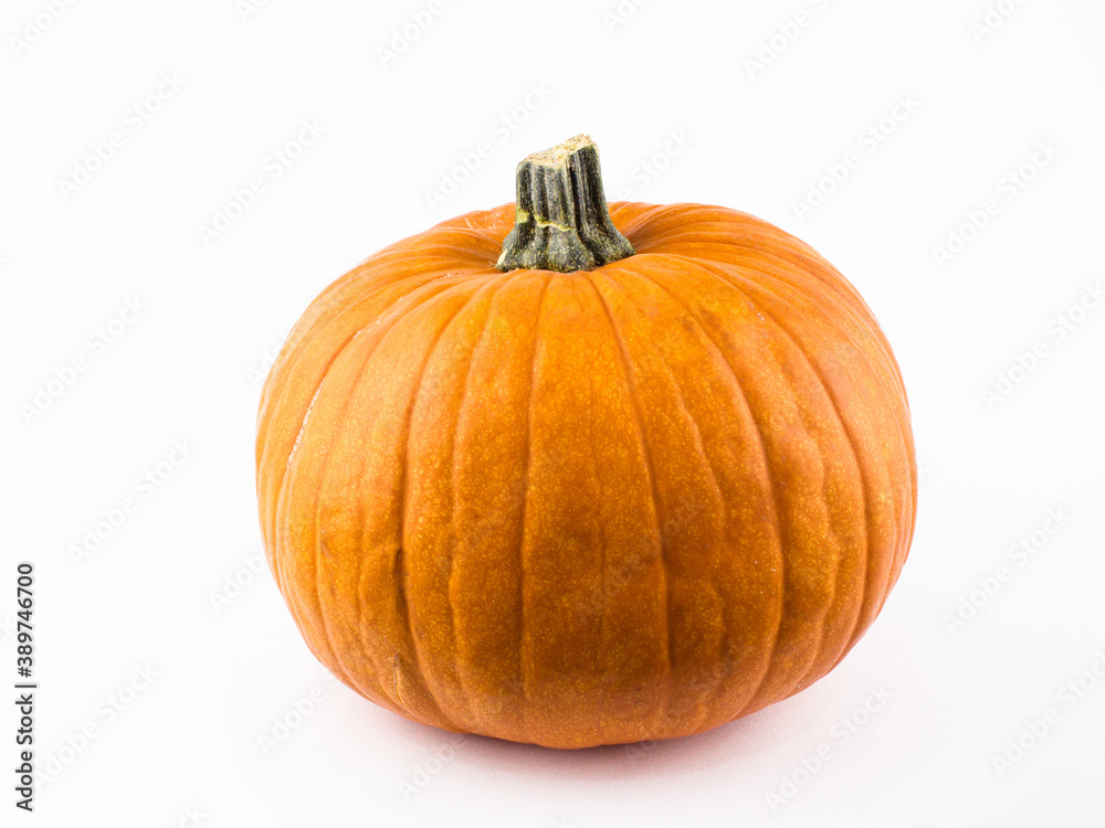 Halloween pumpkin on a white background. Ripe orange pumpkin on a white background. Fresh organic pumpkin on a white background. Halloween pumpkin on a white background. Ripe orange pumpkin on a white background. Fresh organic pumpkin on a white background.