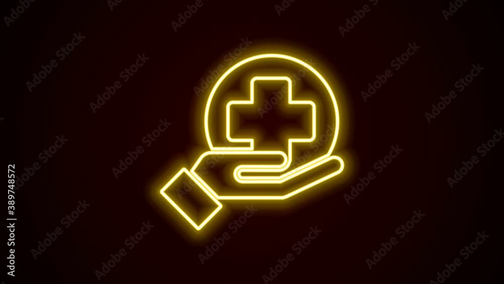 Glowing neon line Cross hospital medical icon isolated on black background. First aid. Diagnostics symbol. Medicine and pharmacy sign. 4K Video motion graphic animation Glowing neon line Cross hospital medical icon isolated on black background. First aid. Diagnostics symbol. Medicine and pharmacy sign. 4K Video motion graphic animation