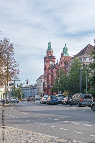  Pankow town hall at the Breite Strasse in Berlin, Germany