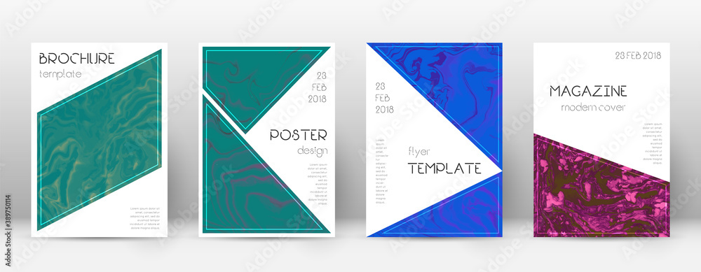 Abstract cover. Awesome design template. Suminagas