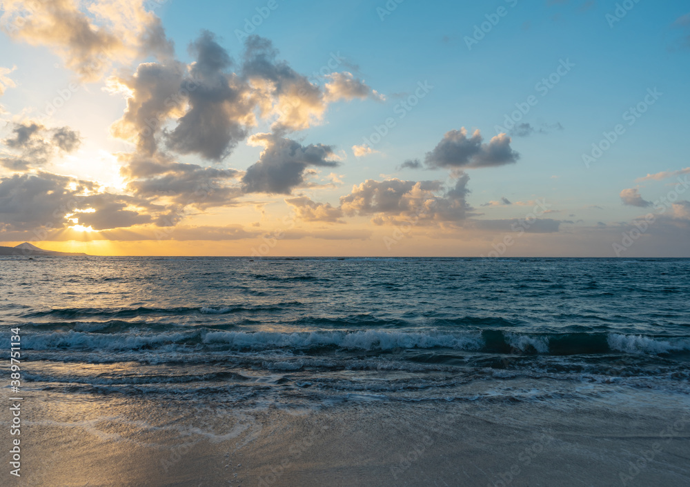 Beautiful sunset seascape