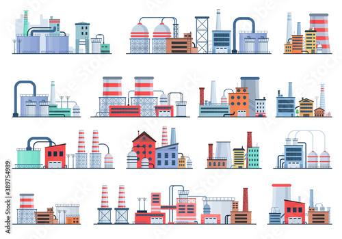 Industrial building factory.