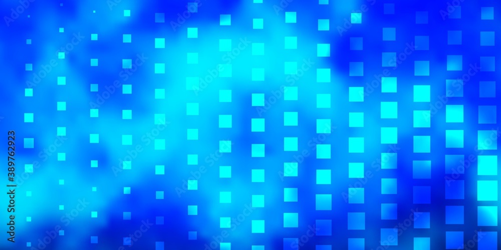 Dark BLUE vector template with rectangles.