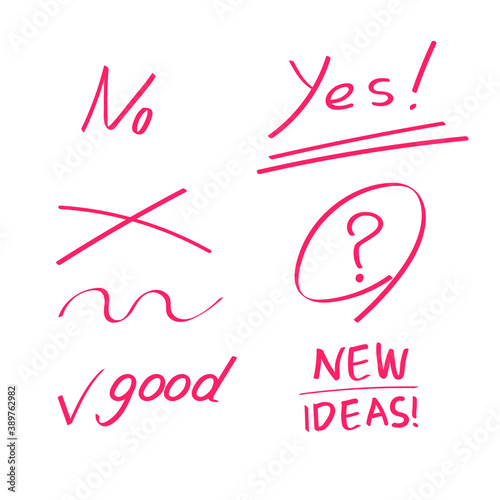 핸드 드로잉 필기&기호