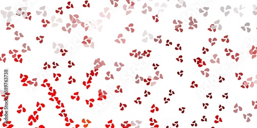 Light orange vector texture with memphis shapes.