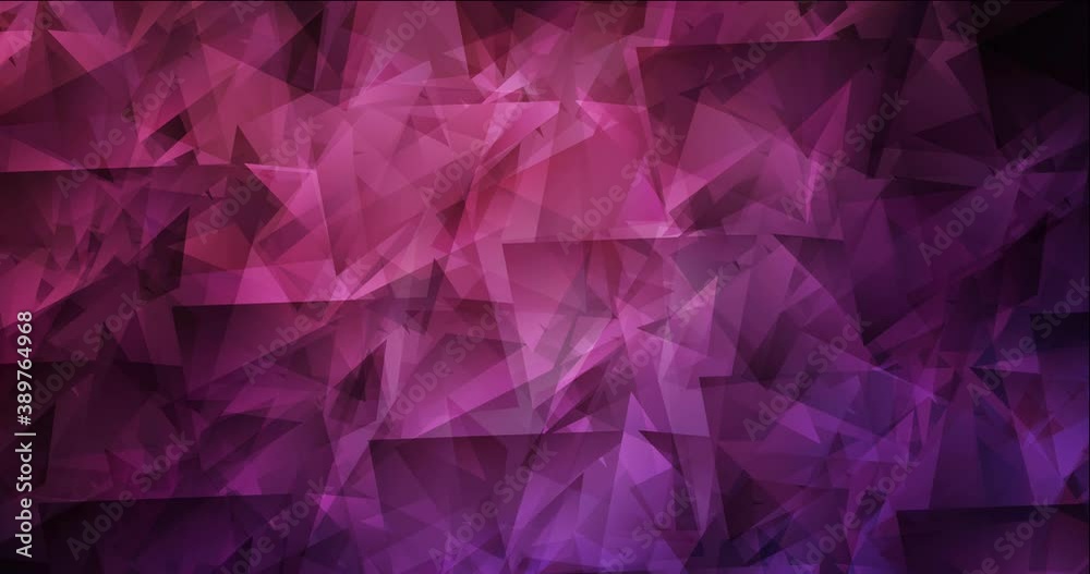 4K looping dark purple, pink video with polygonal materials. Colorful fashion clip in liquid style with gradient. Clip for your commercials. 4096 x 2160, 30 fps. Codec Photo JPEG.