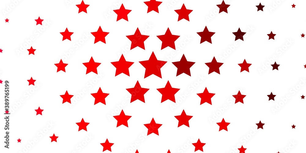 Light Pink vector template with neon stars. Light Pink vector template with neon stars.