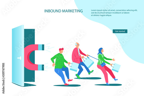 Webpage template of Inbound Marketing