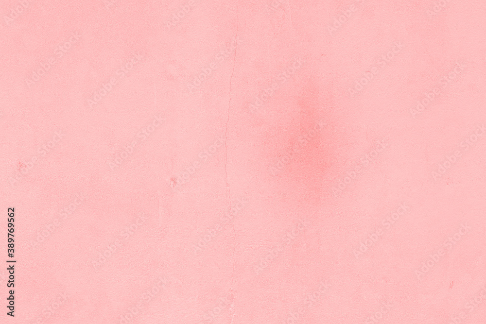 Pink blank concrete wall for texture background