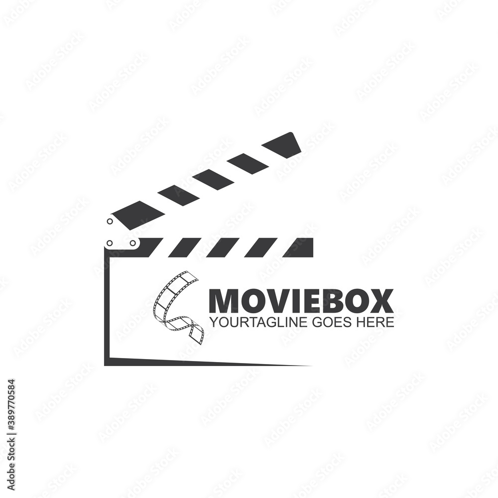 clapperboard  icon element vector illustration