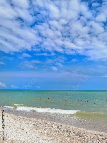 beach and blue sky © Irina