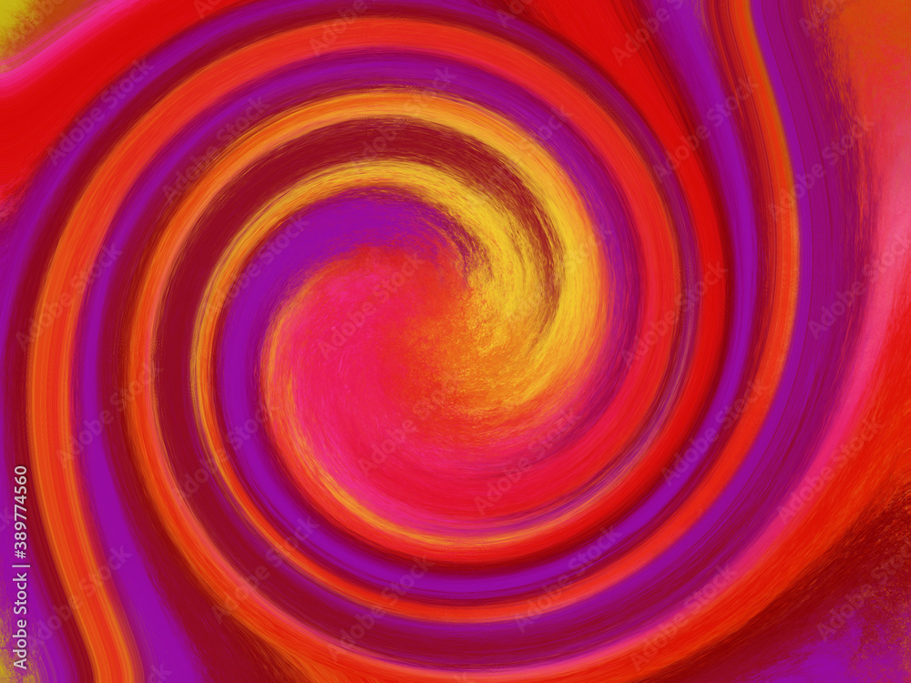 Red Yellow and Purple Swirled Background