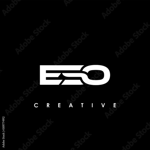 ESO Letter Initial Logo Design Template Vector Illustration	
