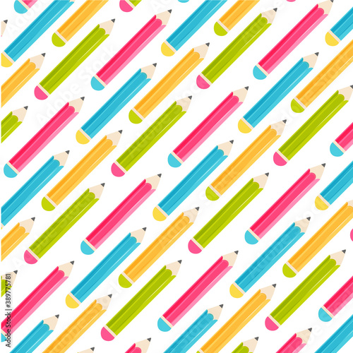 Pattern pencil vector design EPS10.