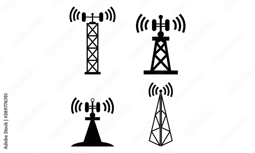 satellite frequency signal vector tower satellite frequency signal vector tower